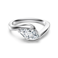 Ring Woman in Silver Cubic Zirconia RGIUR14